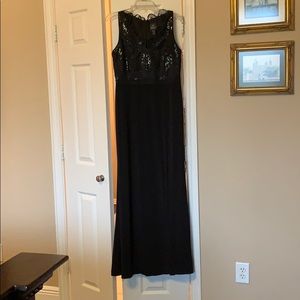 Long black formal dress